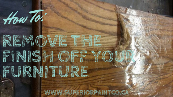 How To: Chemical Strip Your Furniture