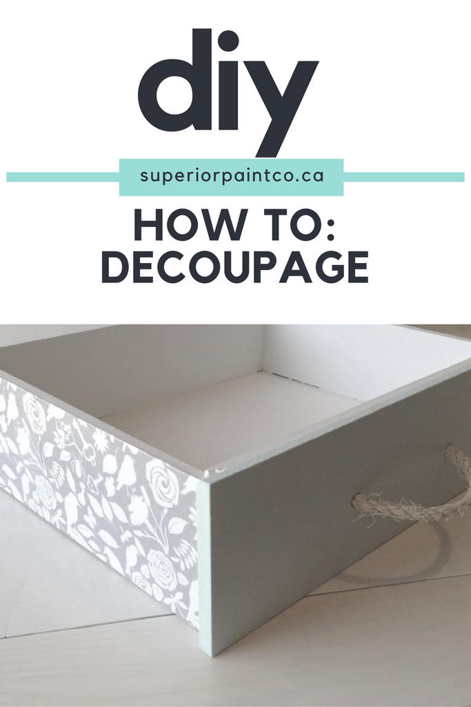 How To: Decoupage Furniture
