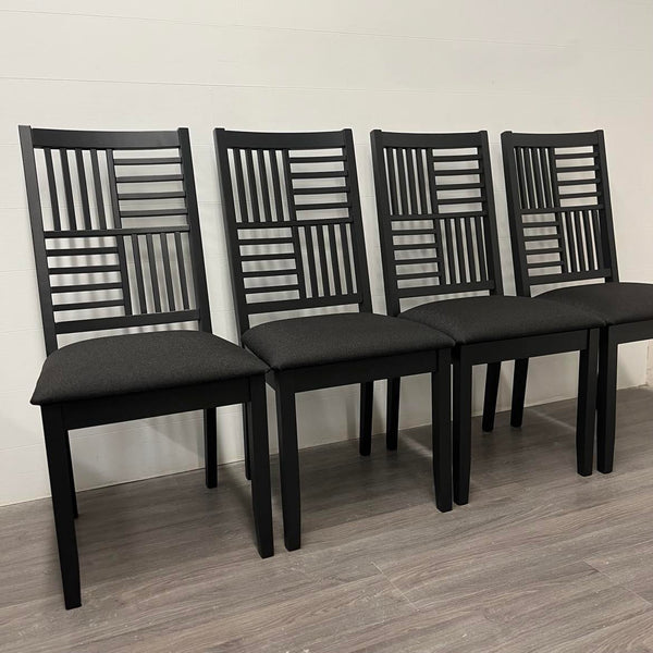 4 Black Mountain Dining Chairs