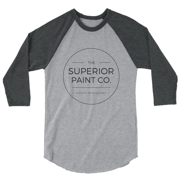 Superior Paint Co. 3/4 sleeve raglan shirt